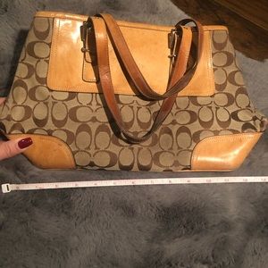 Original Coach beige bag